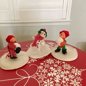 Annalee 1965 Vintage snowball set